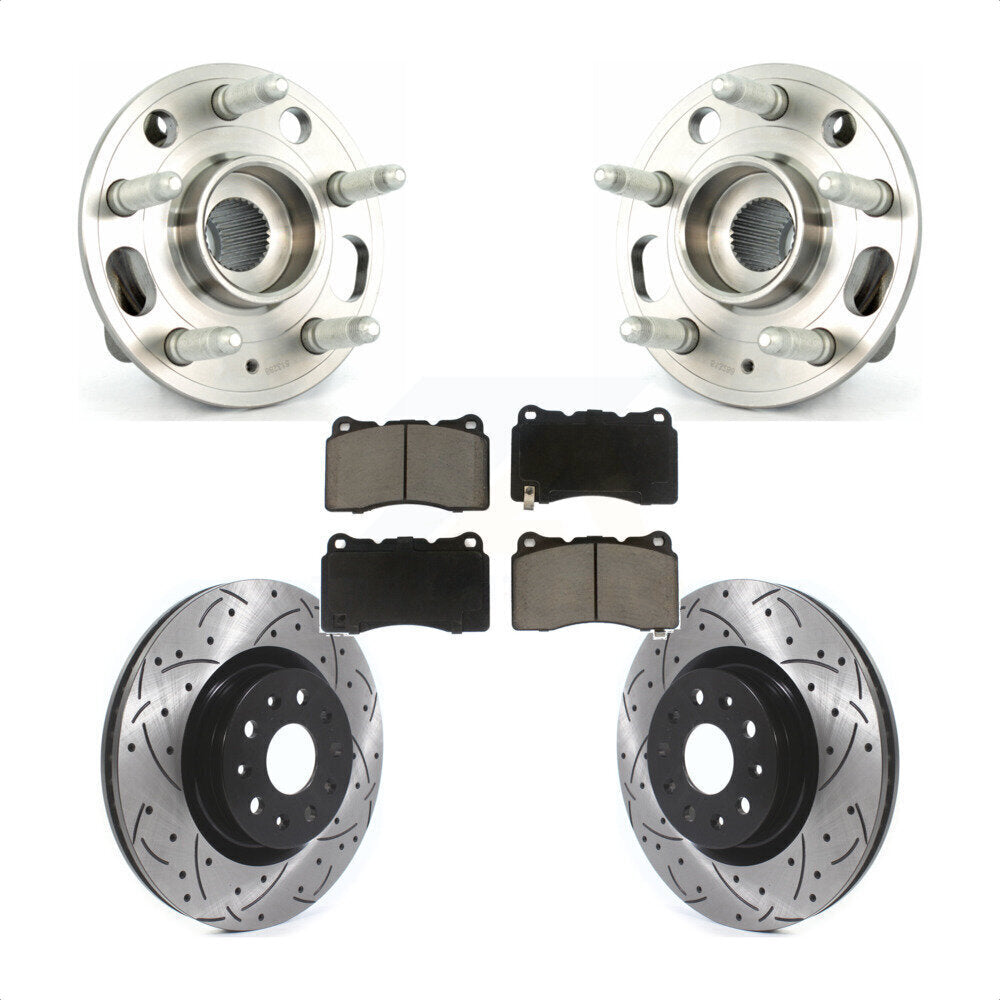 [Avant] Kit d'ensemble roulement de roue et moyeu pour 2015 Cadillac CTS Base Premium Luxury Performance avec AWD avec 18" Factory Wheels KBB-120246