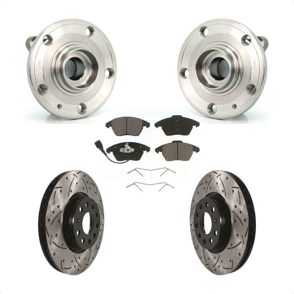 [Avant] Kit d'ensemble roulement de roue et moyeu pour Volkswagen Jetta Beetle CC Passat GTI Audi Eos A3 TT Quattro KBB-120250