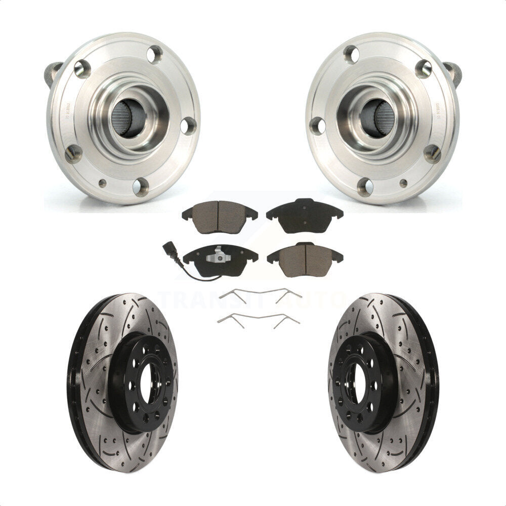 [Avant] Kit d'ensemble roulement de roue et moyeu pour Volkswagen Jetta Beetle Rabbit Audi A3 GTI Quattro KBB-120251