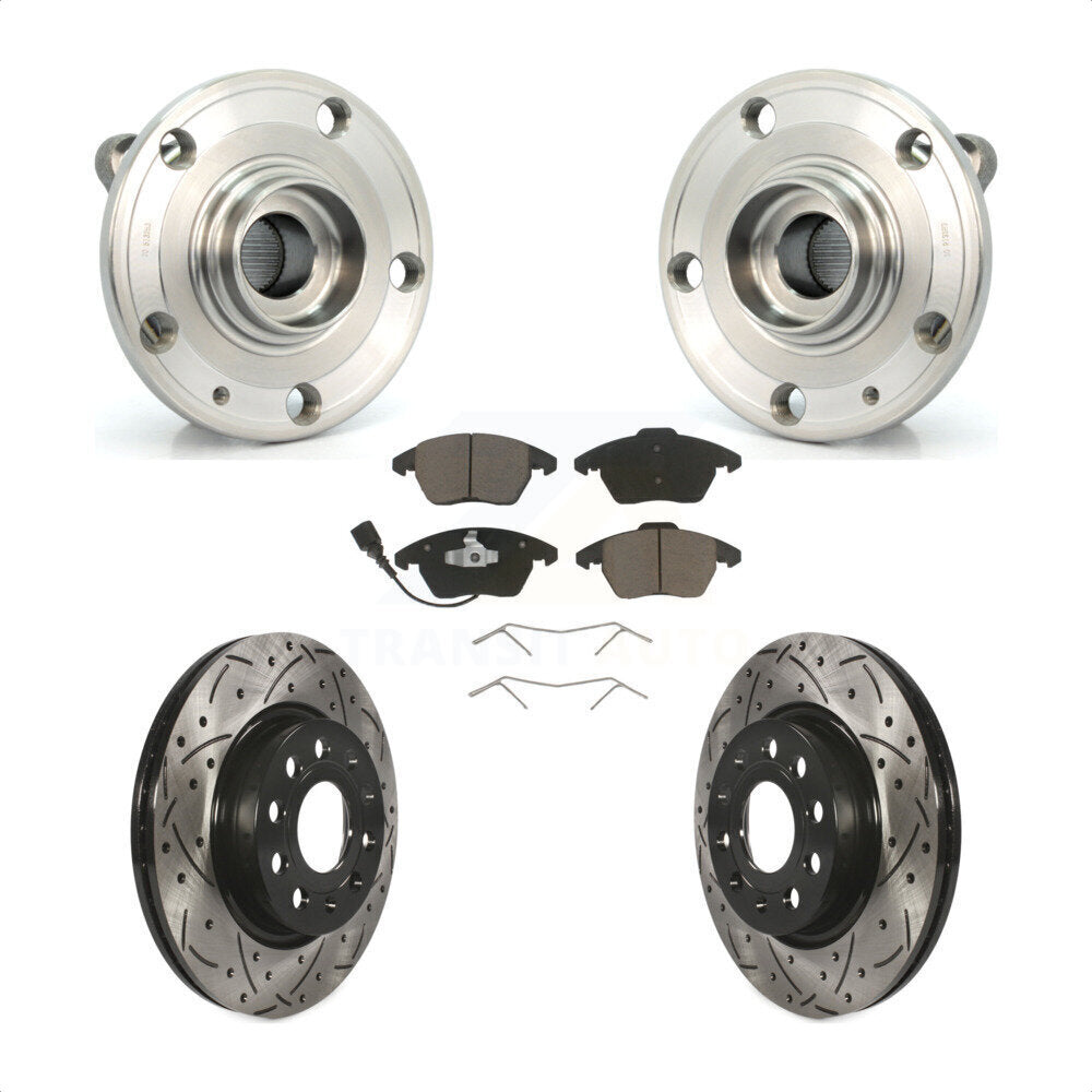 [Avant] Kit d'ensemble roulement de roue et moyeu pour Volkswagen GTI Audi A3 Quattro 280mm Diameter Rotor KBB-120252