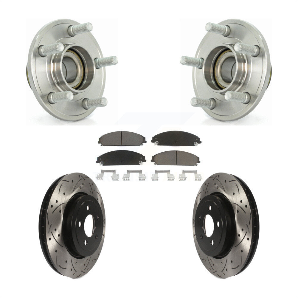 [Avant] Kit d'ensemble roulement de roue et moyeu pour Dodge Chrysler 300 Charger Magnum Challenger KBB-120282 par Transit Auto