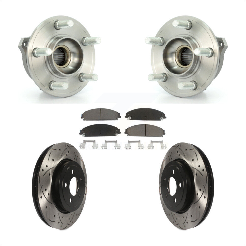 [Avant] Kit d'ensemble roulement de roue et moyeu pour Dodge Charger Chrysler 300 Challenger Magnum KBB-120283 par Transit Auto