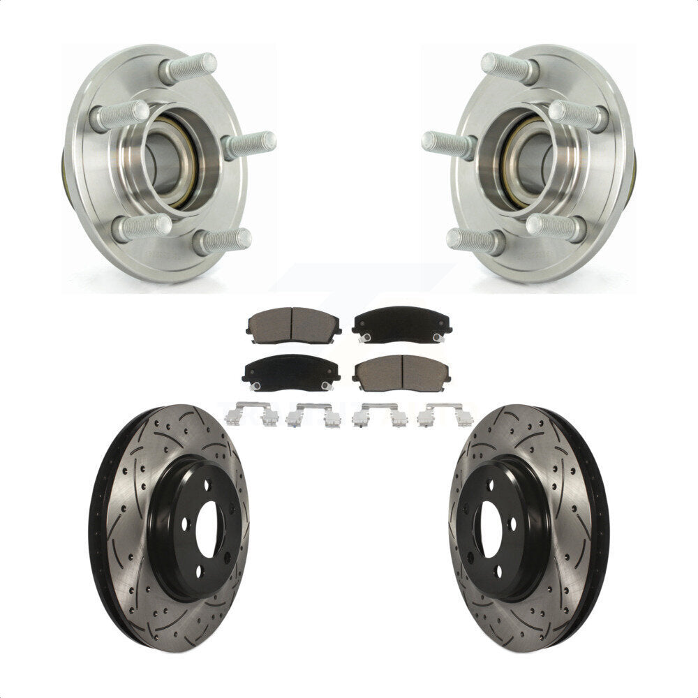 [Avant] Kit d'ensemble roulement de roue et moyeu pour Dodge Chrysler 300 Charger Magnum Challenger KBB-120284 par Transit Auto