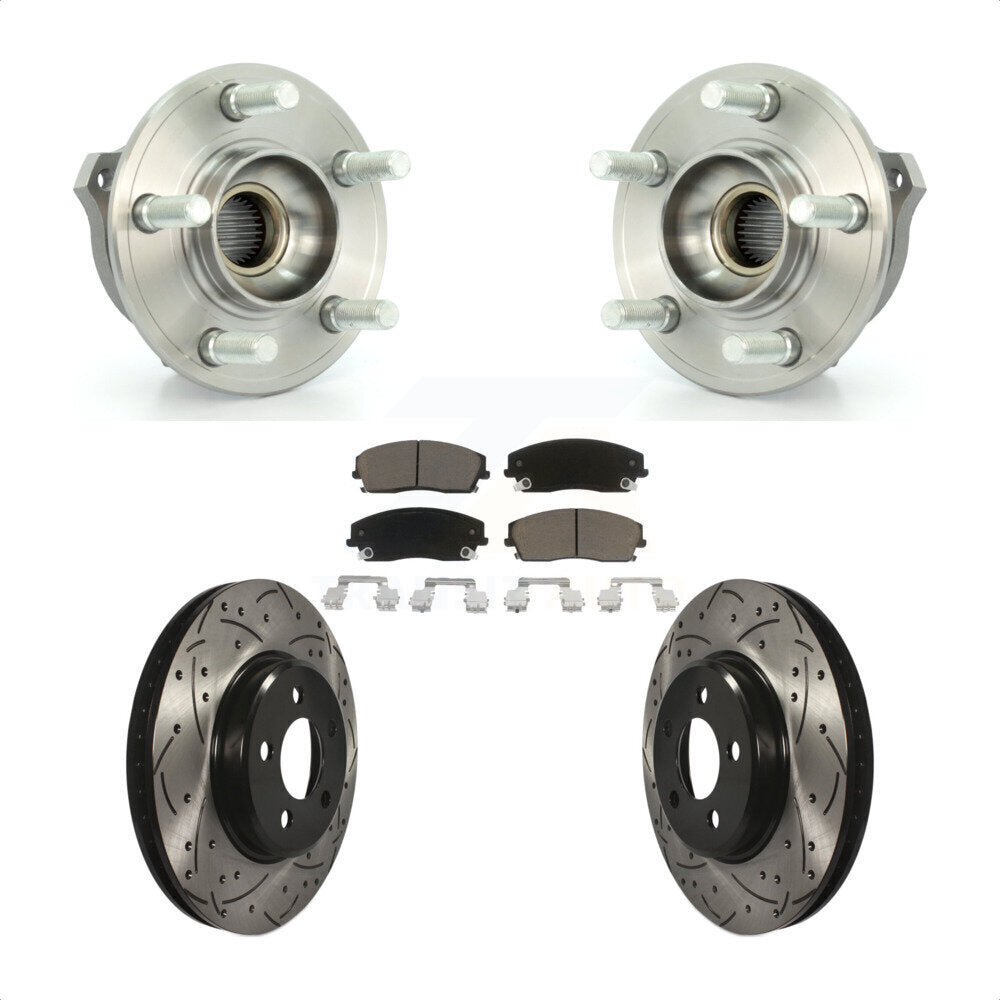 [Avant] Kit d'ensemble roulement de roue et moyeu pour Dodge Charger Chrysler 300 Magnum KBB-120285 par Transit Auto