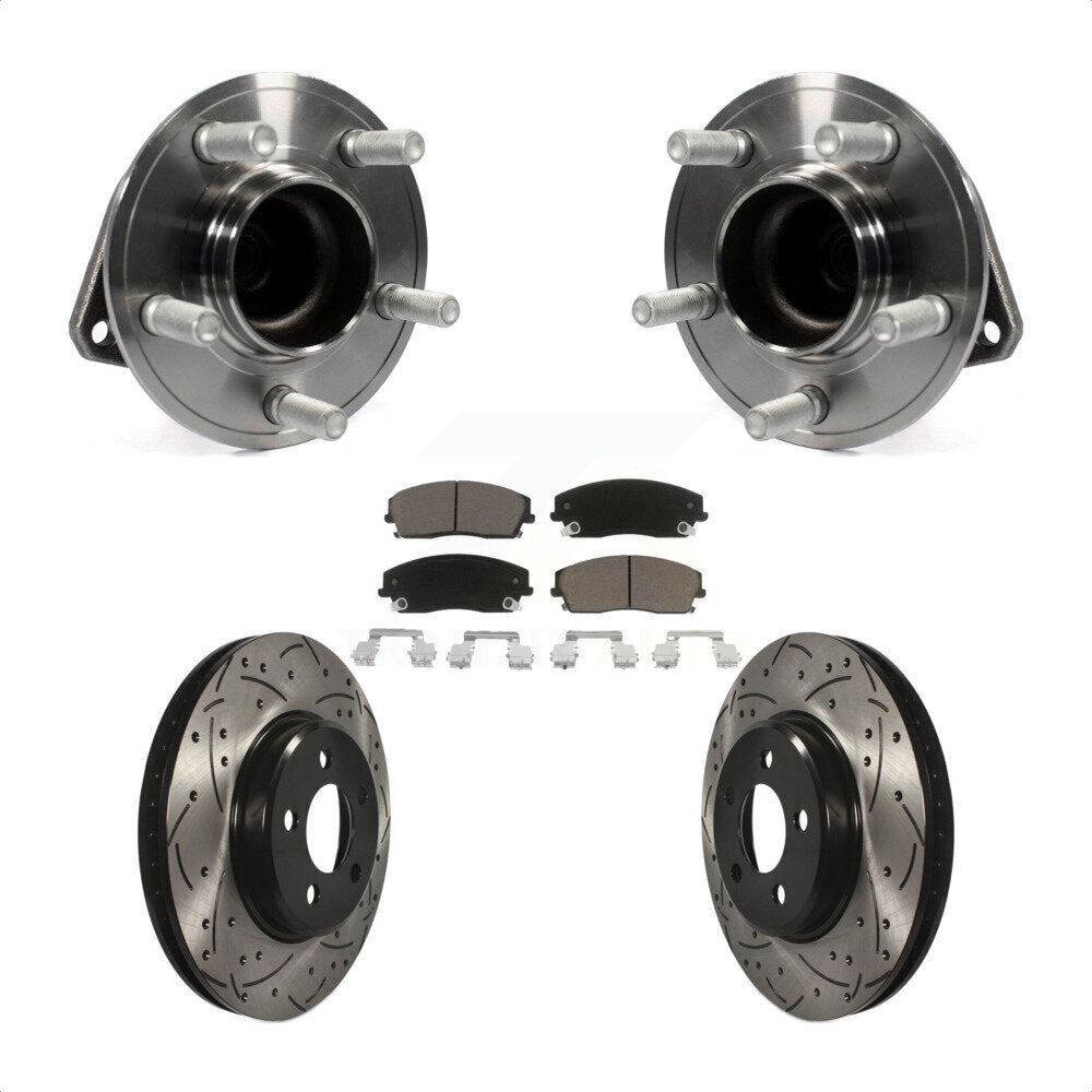 [Avant] Kit d'ensemble roulement de roue et moyeu pour Dodge Charger Challenger Chrysler 300 KBB-120287 par Transit Auto