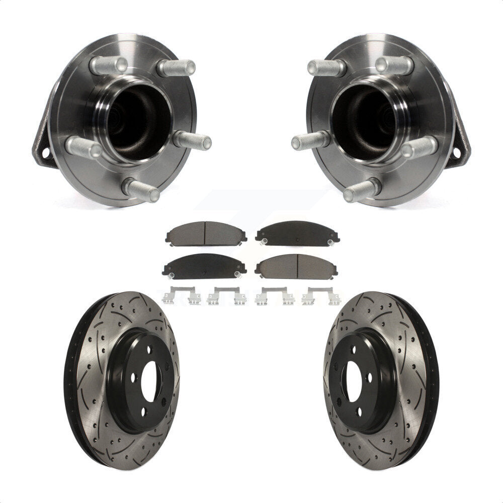 [Avant] Kit d'ensemble roulement de roue et moyeu pour Dodge Charger Chrysler 300 Challenger KBB-120289 par Transit Auto