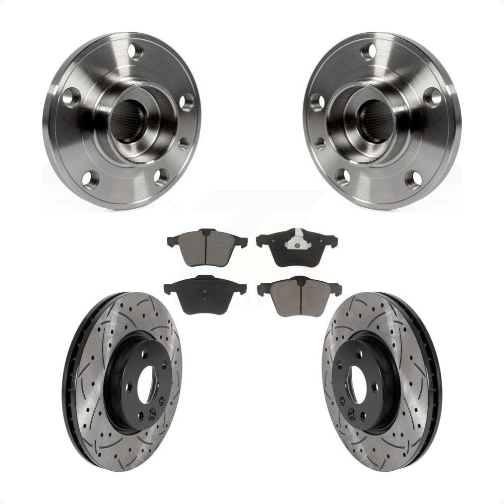 [Avant] Kit d'ensemble roulement de roue et moyeu pour 2008 Volvo V70 300mm Diameter Rotor KBB-120311