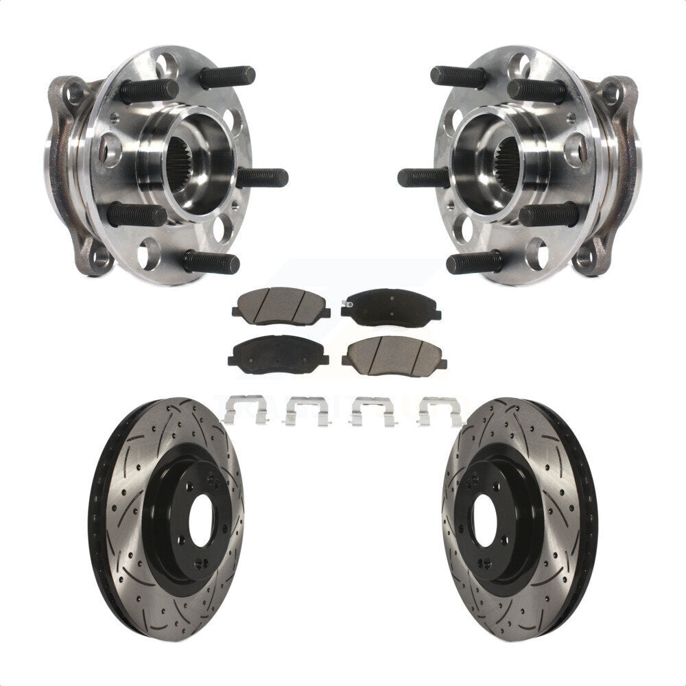 [Avant] Kit d'ensemble roulement de roue et moyeu pour 2015-2016 Hyundai Santa Fe XL 3.3L KBB-120318