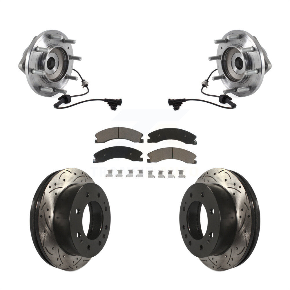 [Avant] Kit d'ensemble roulement de roue et moyeu pour 2011-2019 Chevrolet Silverado 3500 HD GMC Sierra Dual Rear Wheels 4WD KBB-120323