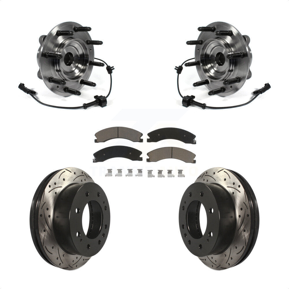 [Avant] Kit d'ensemble roulement de roue et moyeu pour Chevrolet Silverado 2500 HD GMC Sierra 3500 4WD KBB-120324