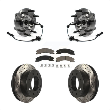 [Avant] Kit d'ensemble roulement de roue et moyeu pour Chevrolet Silverado 2500 HD GMC Sierra 3500 4WD KBB-120324
