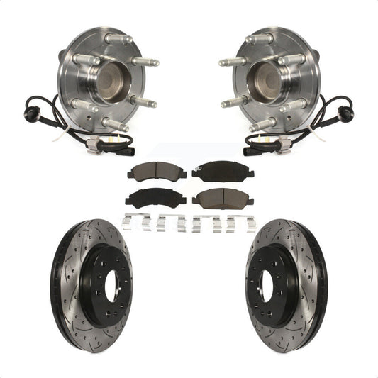 [Avant] Kit d'ensemble roulement de roue et moyeu pour Chevrolet Silverado 1500 GMC Sierra Tahoe Suburban Yukon Cadillac XL Escalade ESV LD RWD KBB-120327