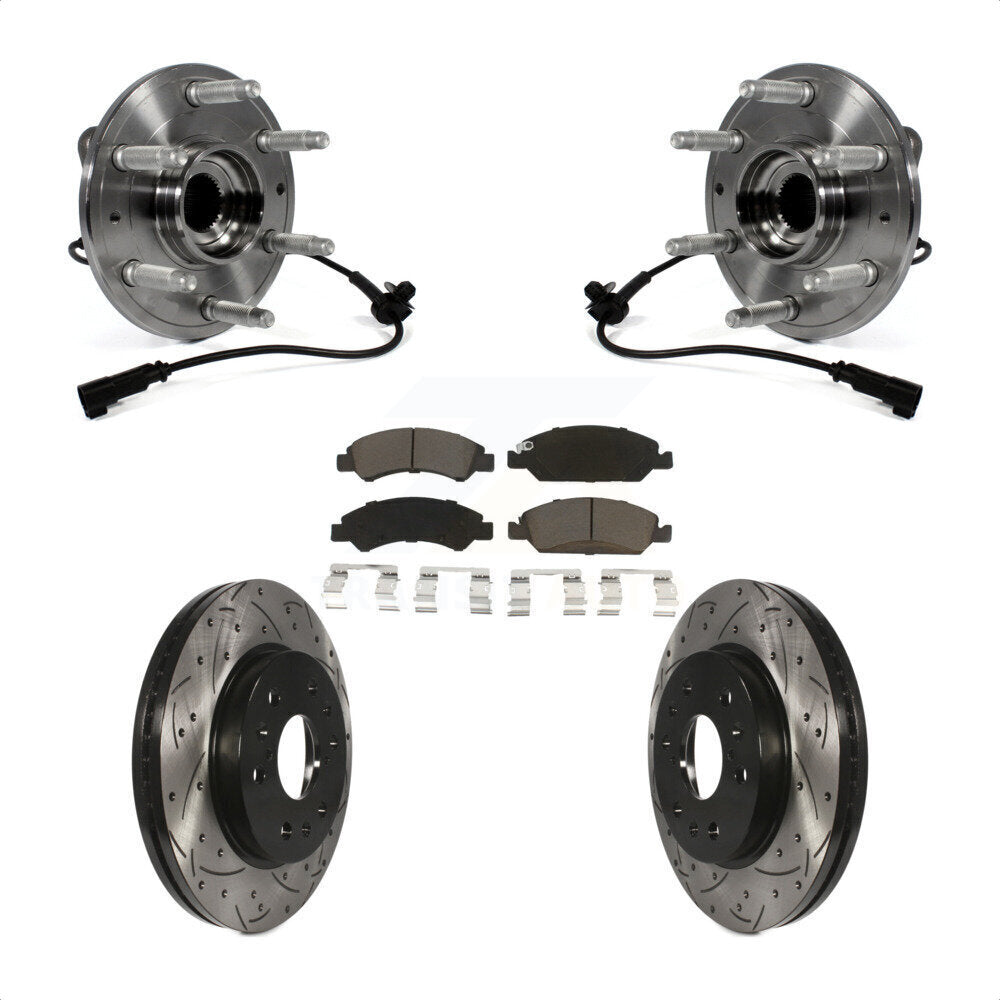[Avant] Kit d'ensemble roulement de roue et moyeu pour Chevrolet Silverado 1500 GMC Sierra Tahoe Cadillac Suburban Yukon XL Escalade XTS ESV LD KBB-120328