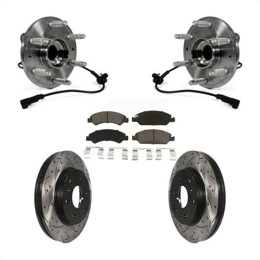 [Avant] Kit d'ensemble roulement de roue et moyeu pour Chevrolet Silverado 1500 GMC Sierra Tahoe Cadillac Suburban Yukon XL Escalade XTS ESV LD KBB-120328