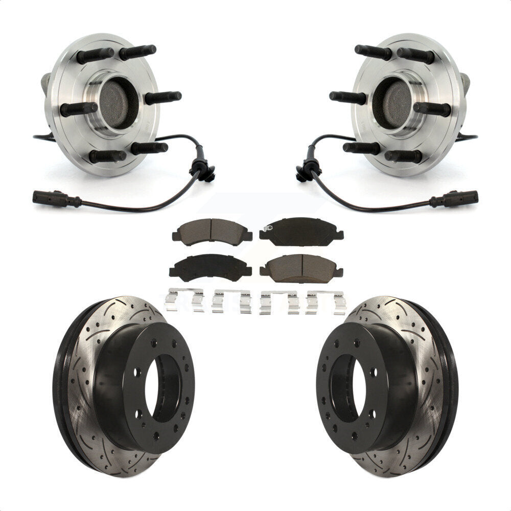 [Avant] Kit d'ensemble roulement de roue et moyeu pour 2011 Chevrolet Silverado 1500 Hybrid avec RWD KBB-120329 par Transit Auto