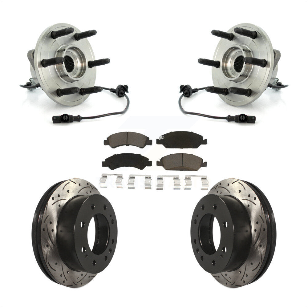 [Avant] Kit d'ensemble roulement de roue et moyeu pour 2011 Chevrolet Silverado 1500 Hybrid avec 4WD KBB-120330 par Transit Auto