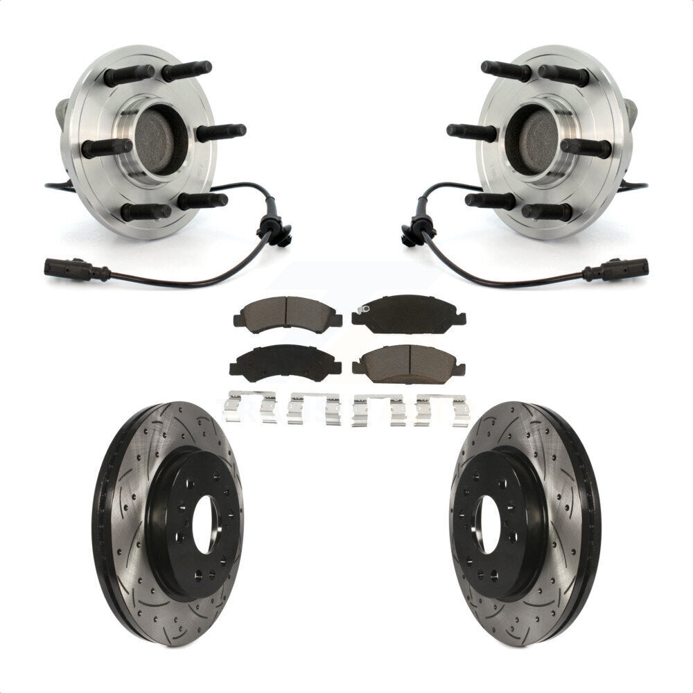 [Avant] Kit d'ensemble roulement de roue et moyeu pour Chevrolet Silverado 1500 GMC Sierra Tahoe Suburban Yukon XL Avalanche Cadillac Escalade ESV KBB-120331