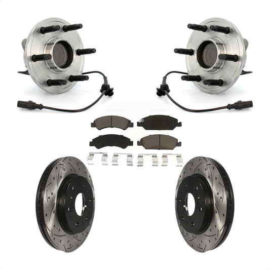[Avant] Kit d'ensemble roulement de roue et moyeu pour Chevrolet Silverado 1500 GMC Sierra Tahoe Suburban Yukon XL Avalanche Cadillac Escalade ESV KBB-120331