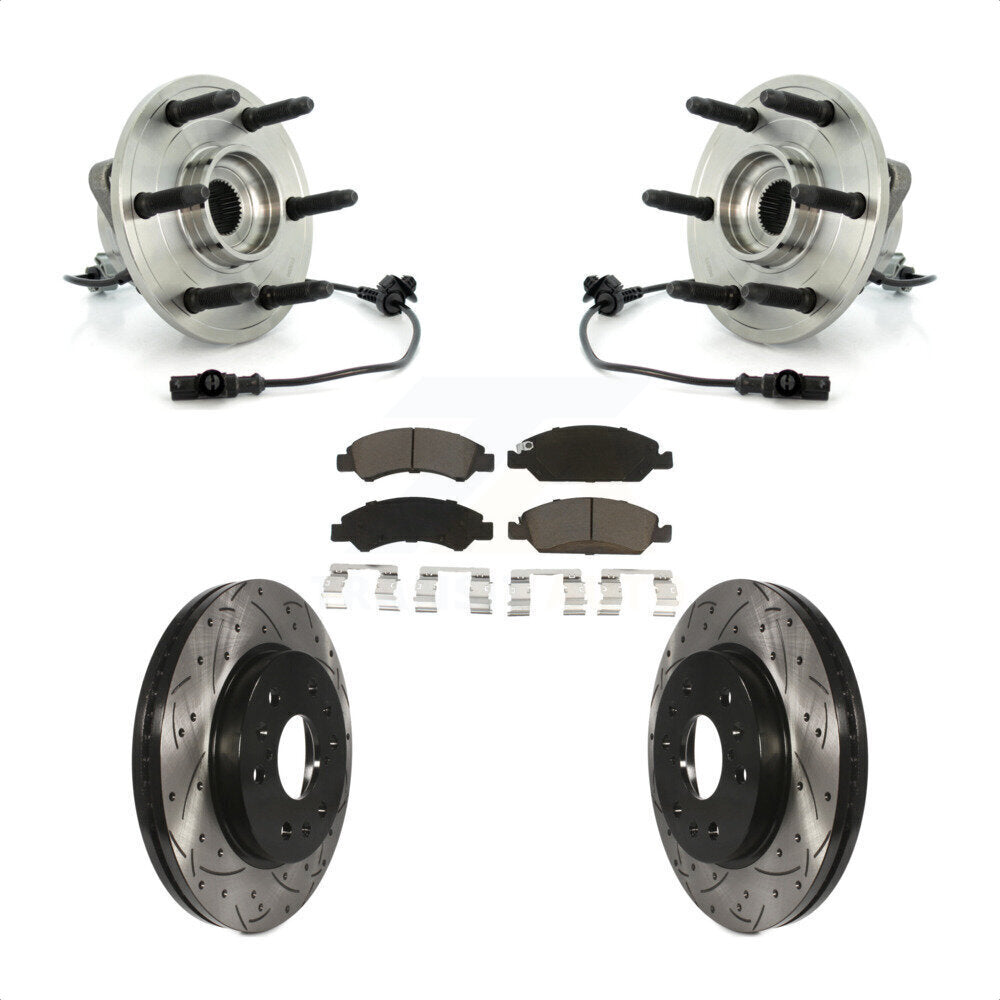 [Avant] Kit d'ensemble roulement de roue et moyeu pour Chevrolet Silverado 1500 GMC Sierra Tahoe Suburban Yukon Cadillac XL Avalanche Escalade ESV EXT KBB-120332