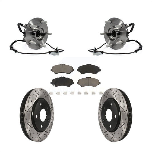 [Avant] Kit d'ensemble roulement de roue et moyeu pour Dodge Grand Caravan Chrysler Town & Country Ram C/V Volkswagen Routan avec Single Piston Caliper KBB-120334
