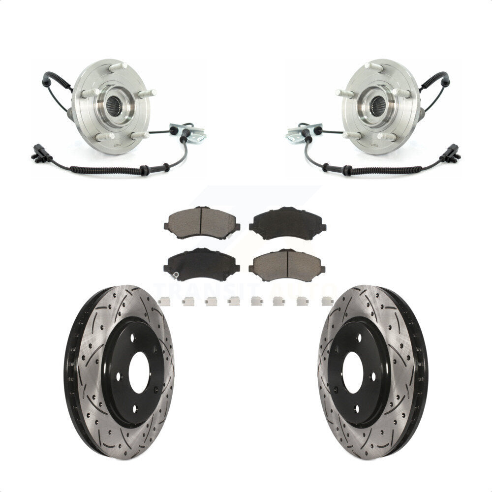 [Avant] Kit d'ensemble roulement de roue et moyeu pour Chrysler Town & Country Dodge Grand Caravan Volkswagen Routan KBB-120339 par Transit Auto