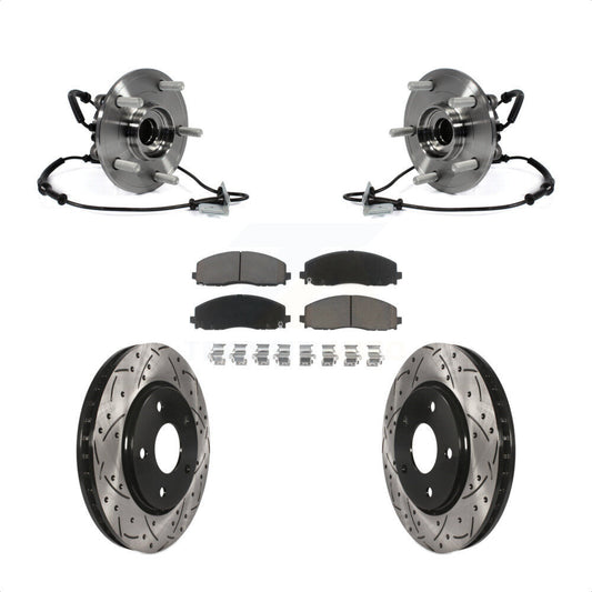 [Avant] Kit d'ensemble roulement de roue et moyeu pour 2017-2018 Dodge Grand Caravan Single Piston Caliper KBB-120340