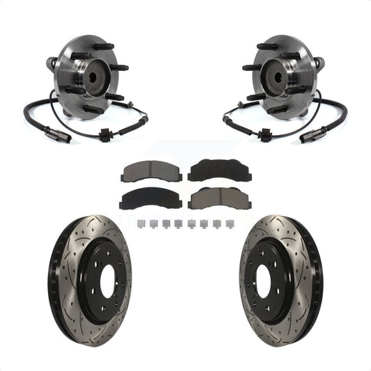 [Avant] Kit d'ensemble roulement de roue et moyeu pour 2011-2014 Ford F-150 RWD 7 Lug Wheels KBB-120374