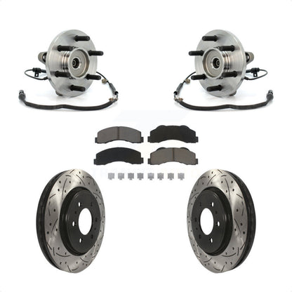 [Avant] Kit d'ensemble roulement de roue et moyeu pour 2010 Ford F-150 FX4 Platinum STX XL XLT King Ranch Lariat avec 4WD 6 Lug Wheels KBB-120379