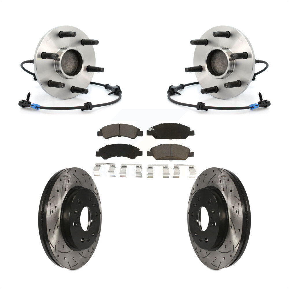 [Avant] Kit d'ensemble roulement de roue et moyeu pour Chevrolet Silverado 1500 GMC Sierra Classic Express Savana KBB-120384