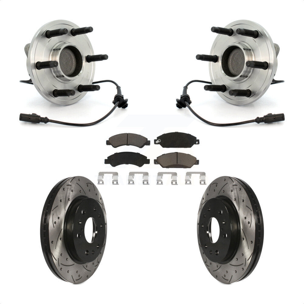 [Avant] Kit d'ensemble roulement de roue et moyeu pour 2007 Chevrolet Tahoe GMC Suburban 1500 Yukon Avalanche XL Cadillac Escalade RWD KBB-120385