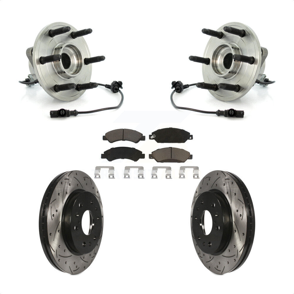 [Avant] Kit d'ensemble roulement de roue et moyeu pour 2007 Chevrolet Tahoe GMC Suburban 1500 Yukon Cadillac Avalanche XL Escalade ESV EXT KBB-120386