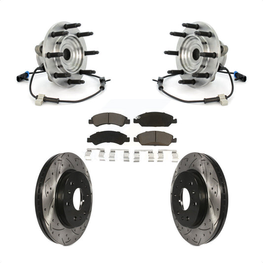 [Avant] Kit d'ensemble roulement de roue et moyeu pour Chevrolet Silverado 1500 GMC Sierra Classic 8 Lug Wheels KBB-120388