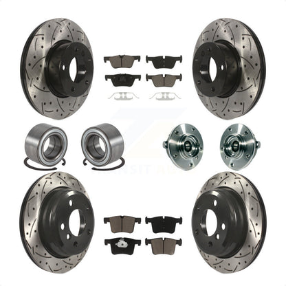 [Avant + Arrière] Kit d'ensemble roulement de roue et moyeu pour BMW 328i xDrive 320i 428i Gran Coupe 328d GT KBB-120407 par Transit Auto