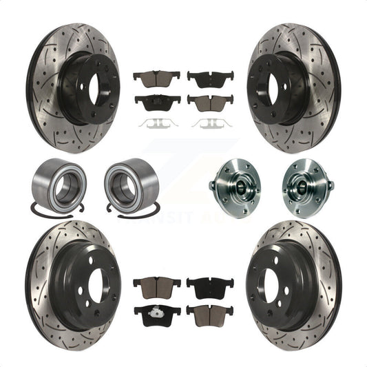 [Avant + Arrière] Kit d'ensemble roulement de roue et moyeu pour BMW 328i xDrive 320i 428i Gran Coupe 328d GT KBB-120407 par Transit Auto