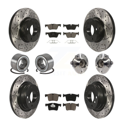 [Avant + Arrière] Kit d'ensemble roulement de roue et moyeu pour BMW 328i 428i 228i 320i 328d KBB-120412