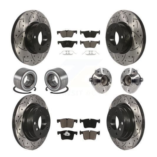 [Avant + Arrière] Kit d'ensemble roulement de roue et moyeu pour BMW 328i 428i 228i 320i 328d KBB-120412