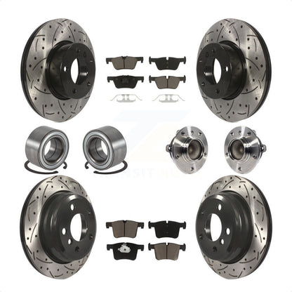 [Avant + Arrière] Kit d'ensemble roulement de roue et moyeu pour BMW 428i 328i Gran Coupe sans Blue Painted Calipers KBB-120413 par Transit Auto
