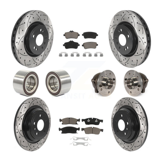 [Avant + Arrière] Kit d'ensemble roulement de roue et moyeu pour Mercedes-Benz ML350 GLE350 ML250 GLE300d KBB-120470