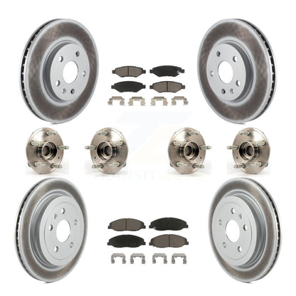 [Avant + Arrière] Kit d'ensemble roulement de roue et moyeu pour Cadillac CTS sans Heavy Duty Brakes KBB-120537