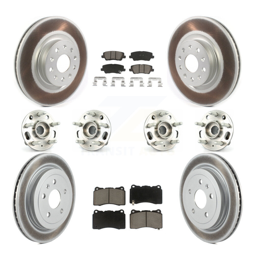 [Avant + Arrière] Kit d'ensemble roulement de roue et moyeu pour Cadillac CTS avec 18" Factory Wheels KBB-120538