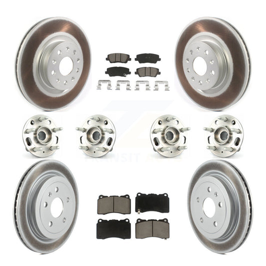 [Avant + Arrière] Kit d'ensemble roulement de roue et moyeu pour Cadillac CTS avec 18" Factory Wheels KBB-120538