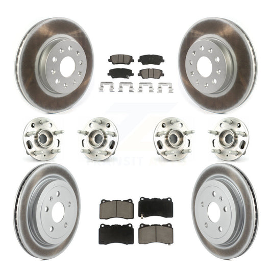 [Avant + Arrière] Kit d'ensemble roulement de roue et moyeu pour Cadillac CTS avec 17" Factory Wheels KBB-120539