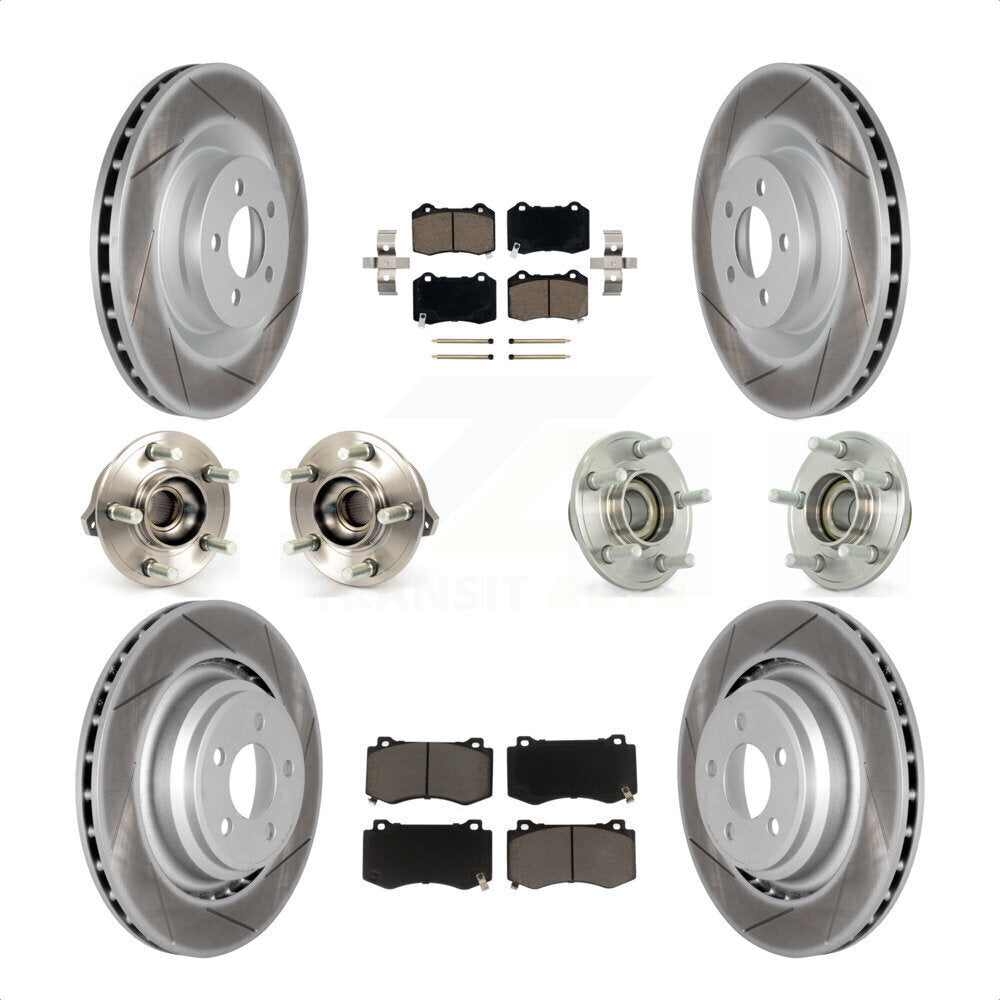 [Avant + Arrière] Kit d'ensemble roulement de roue et moyeu pour Dodge Charger Chrysler 300 Challenger KBB-120543 par Transit Auto