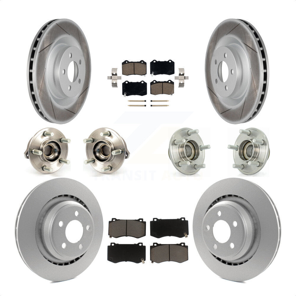 [Avant + Arrière] Kit d'ensemble roulement de roue et moyeu pour Dodge Charger Chrysler 300 Challenger KBB-120545 par Transit Auto