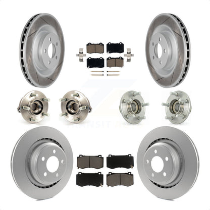 [Avant + Arrière] Kit d'ensemble roulement de roue et moyeu pour Dodge Charger Chrysler 300 Challenger KBB-120545 par Transit Auto