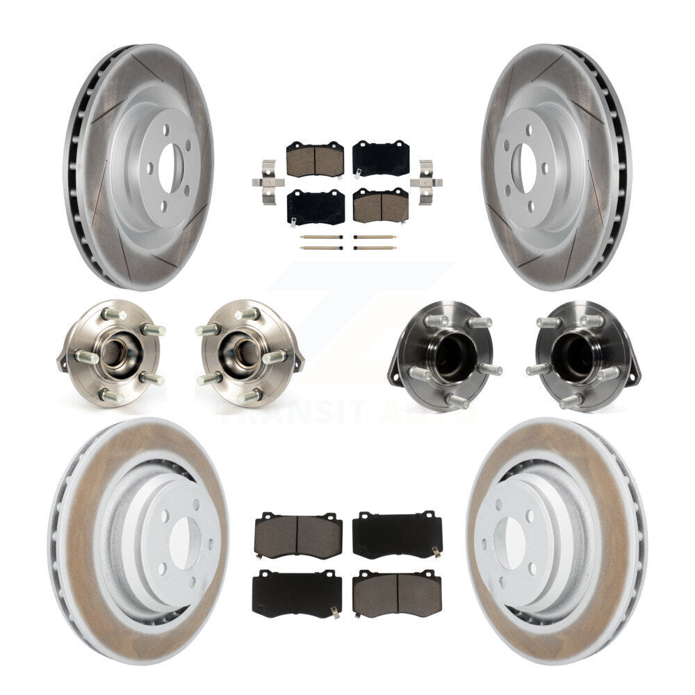 [Avant + Arrière] Kit d'ensemble roulement de roue et moyeu pour 2012 Chrysler 300 SRT8 avec RWD avec Heavy Duty Brakes KBB-120546