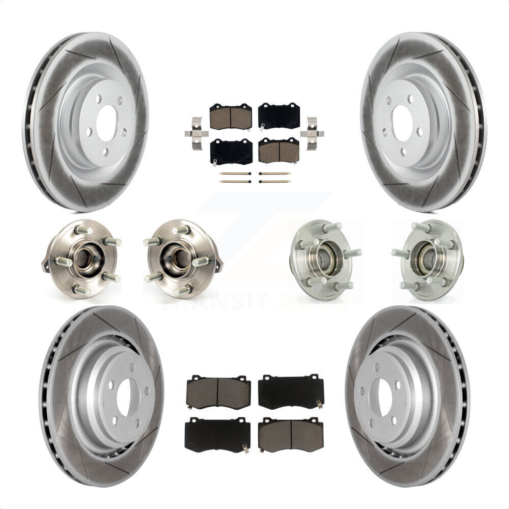 [Avant + Arrière] Kit d'ensemble roulement de roue et moyeu pour Dodge Charger Chrysler 300 Challenger KBB-120547 par Transit Auto