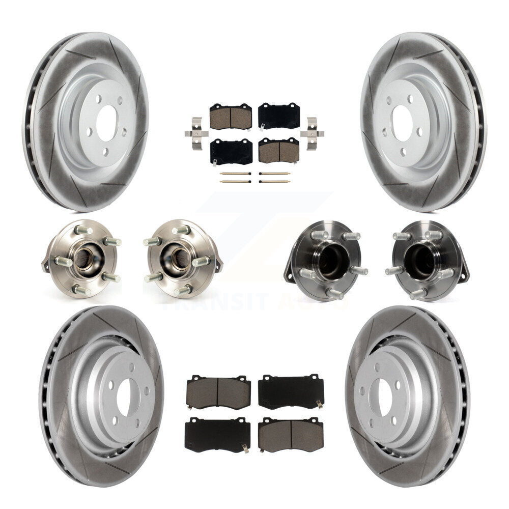 [Avant + Arrière] Kit d'ensemble roulement de roue et moyeu pour 2012 Chrysler 300 SRT8 avec RWD avec Heavy Duty Brakes KBB-120548