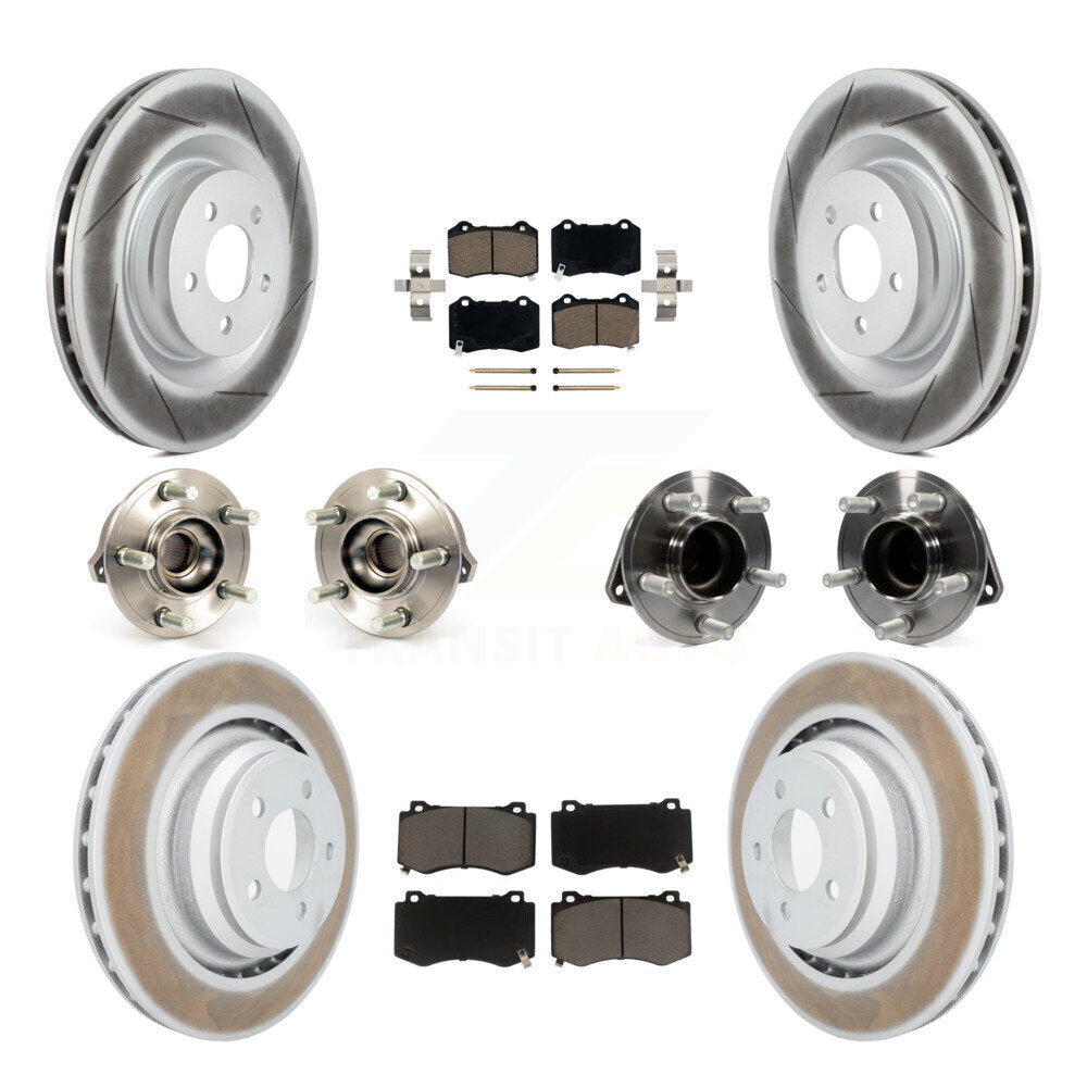 [Avant + Arrière] Kit d'ensemble roulement de roue et moyeu pour 2012 Chrysler 300 SRT8 avec RWD avec Heavy Duty Brakes KBB-120550