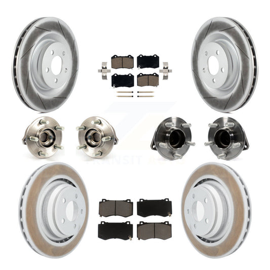 [Avant + Arrière] Kit d'ensemble roulement de roue et moyeu pour 2012 Chrysler 300 SRT8 avec RWD avec Heavy Duty Brakes KBB-120550